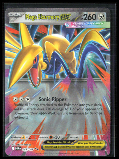 Mega Skarmory ex - 055/088 Double Rare Perfect Order