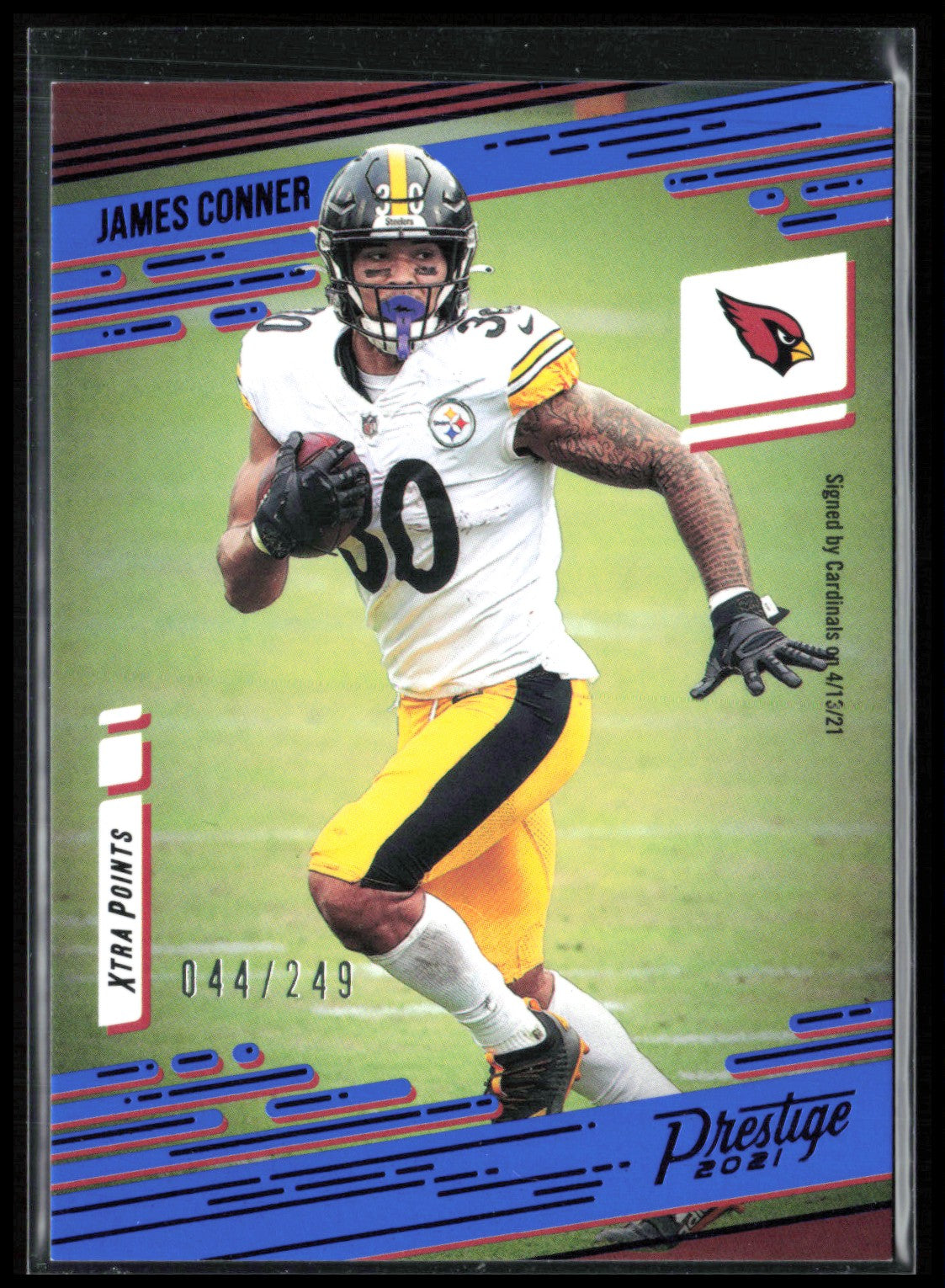James Conner Blue /249 Xtra Points