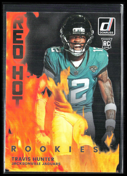 Travis Hunter RC Red Hot Rookies