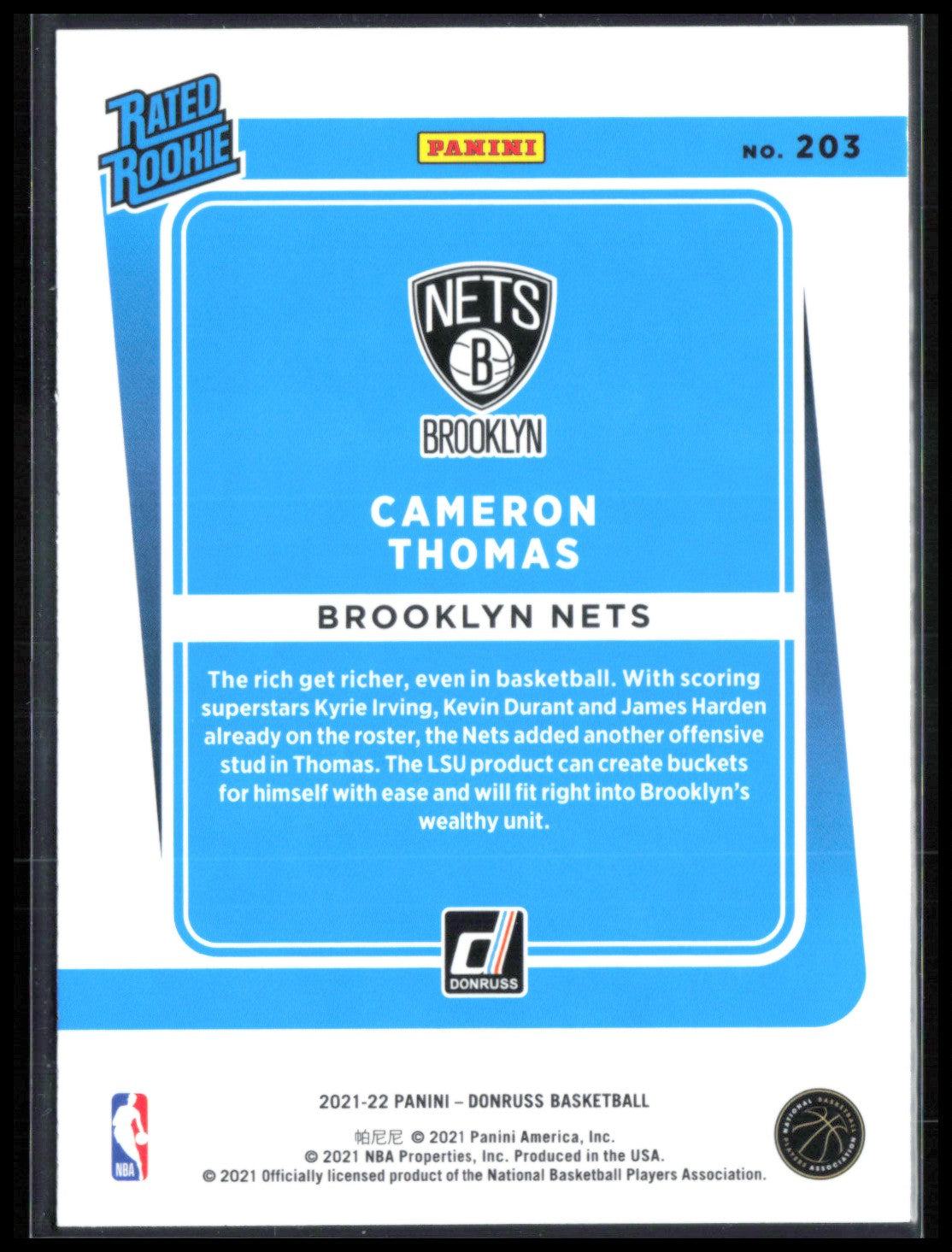 Cameron Thomas RC