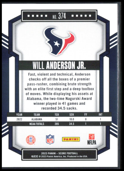Will Anderson Jr. RC