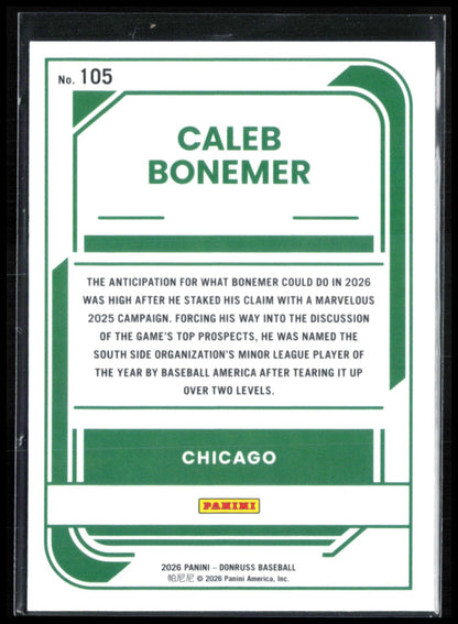 Caleb Bonemer Rated Prospect
