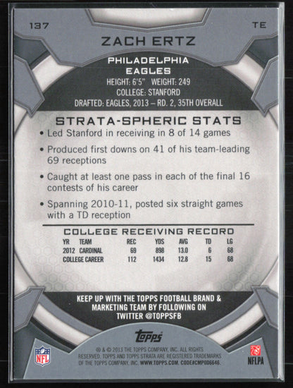 Zach Ertz RC Strata