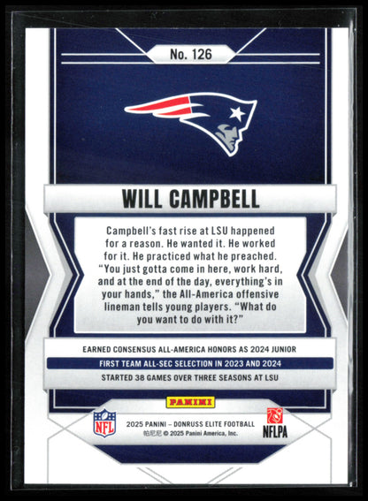Will Campbell RC /999