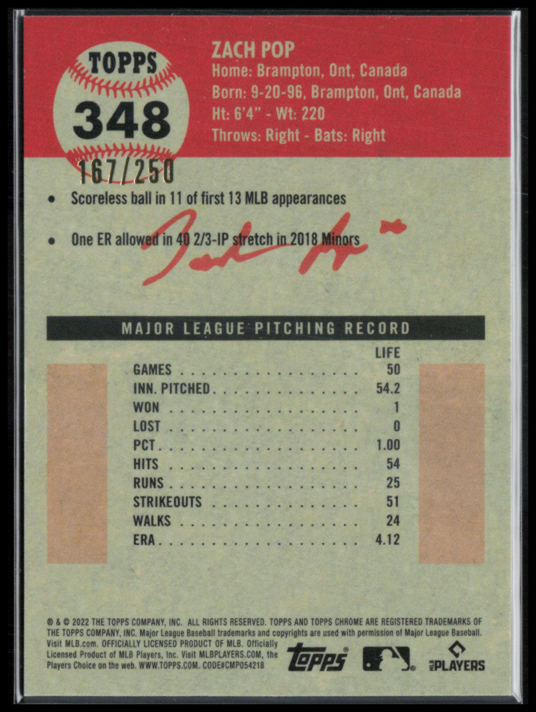 Zach Pop RC Yellow Raywave /250