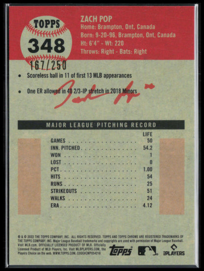 Zach Pop RC Yellow Raywave /250