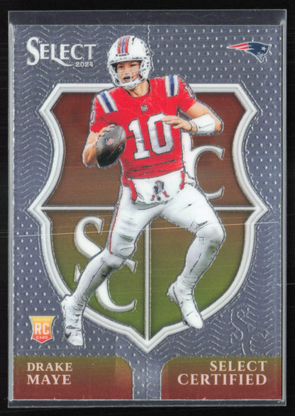 Drake Maye RC Select Certified
