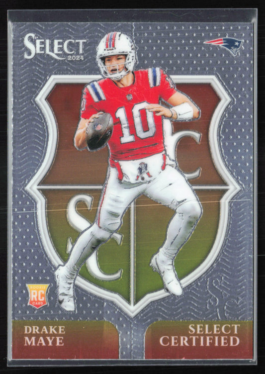 Drake Maye RC Select Certified