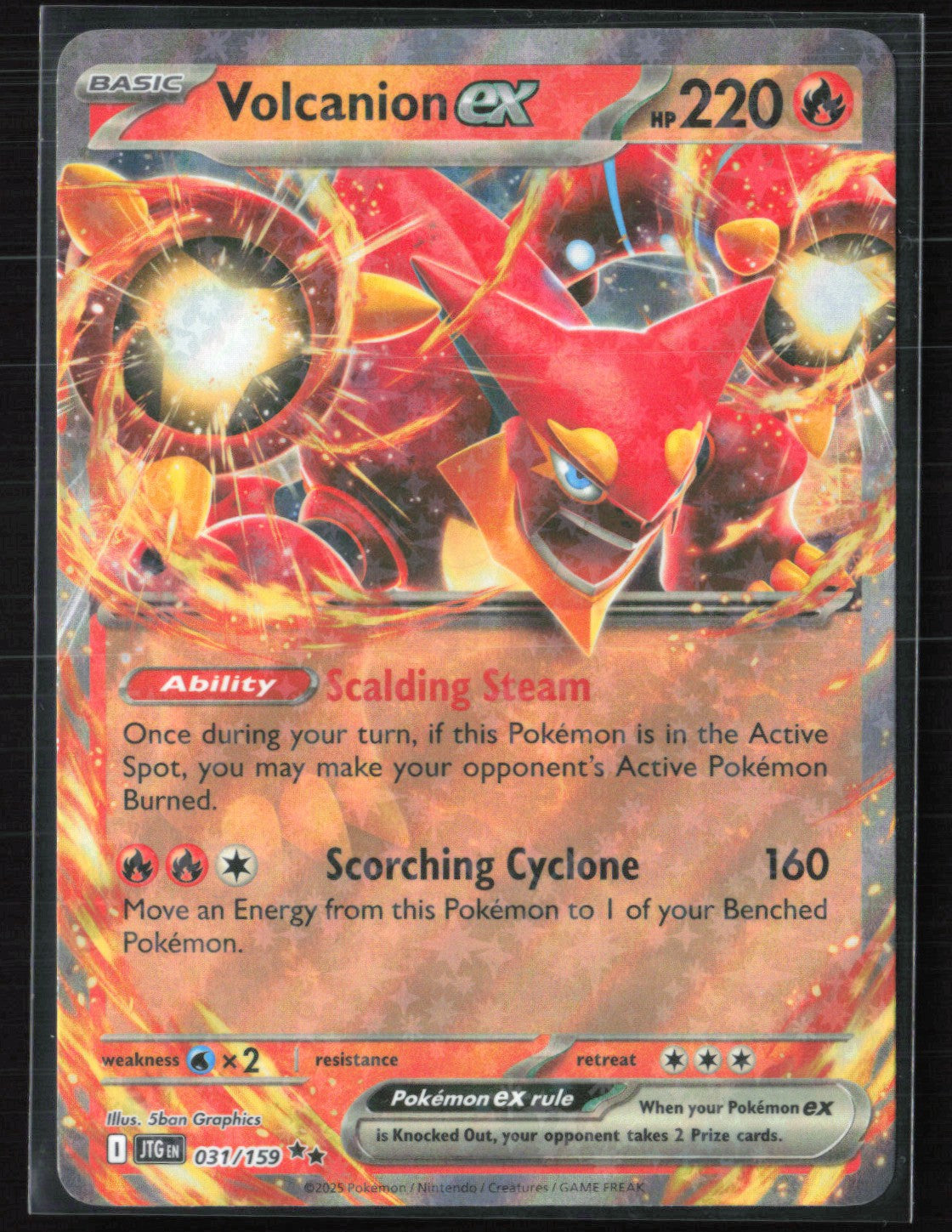 Volcanion ex - 031/159 Double Rare