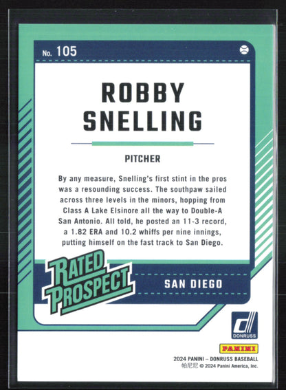 Robby Snelling Prospect Teal Laser /249