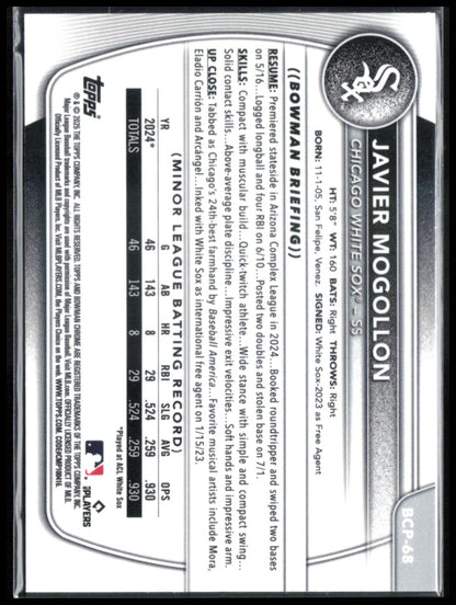 Javier Mogollon 1st Bowman Reptilian