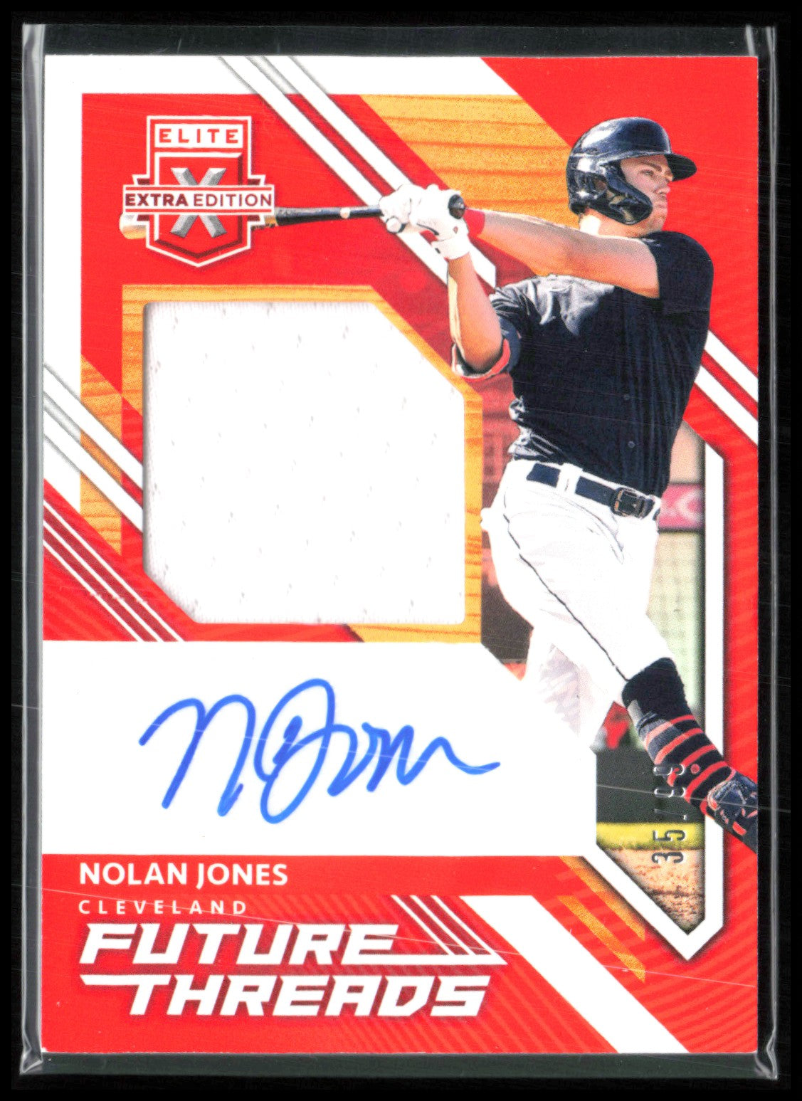 Nolan Jones Future Threads Mem Auto /99