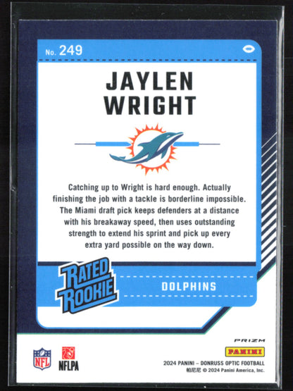 Jaylen Wright RC Blue Hyper