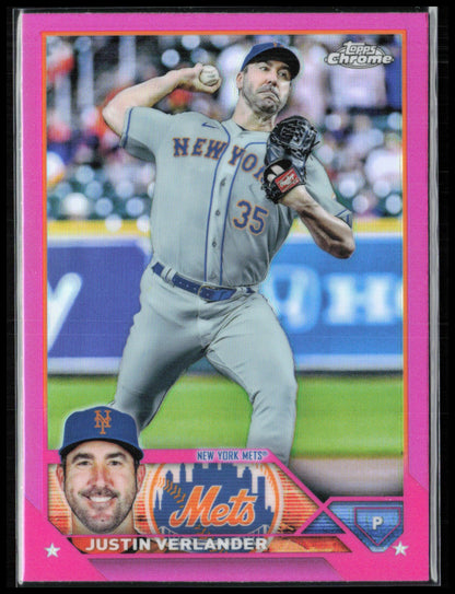 Justin Verlander Pink Refractor
