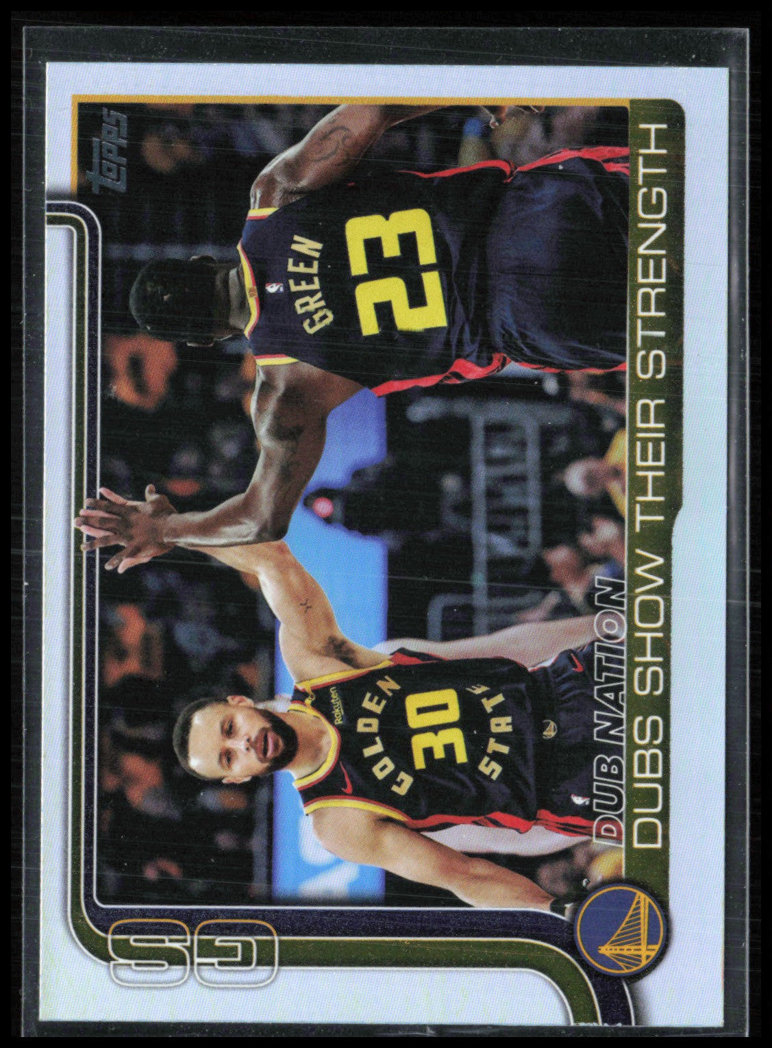 Dubs Nation: Dubs Show Their Strength Rainbow Foil