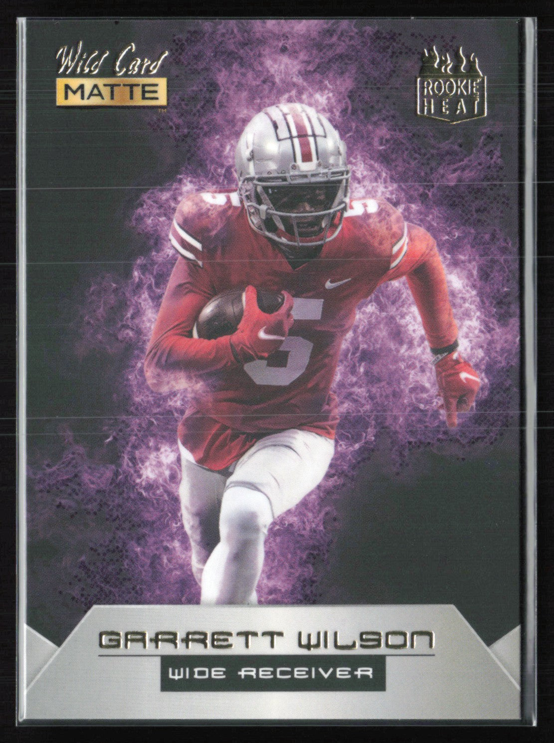 Garrett Wilson RC Rookie Heat Wild Card Matte