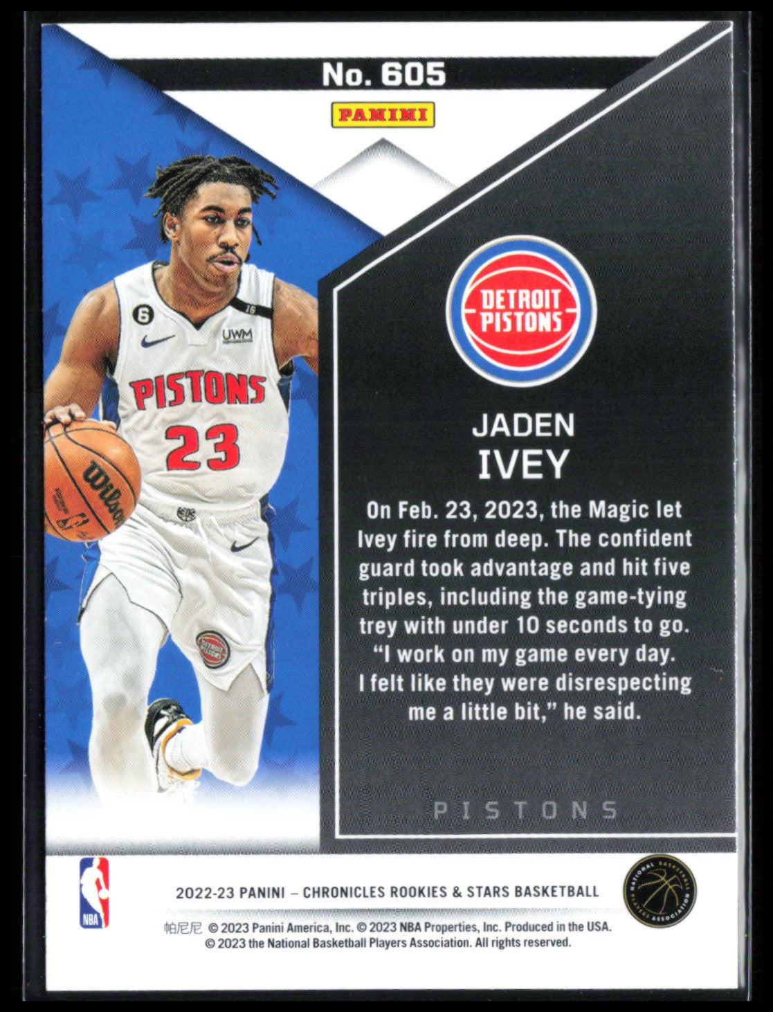 Jaden Ivey RC