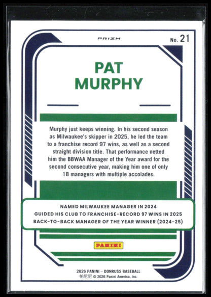 Pat Murphy Black Disco