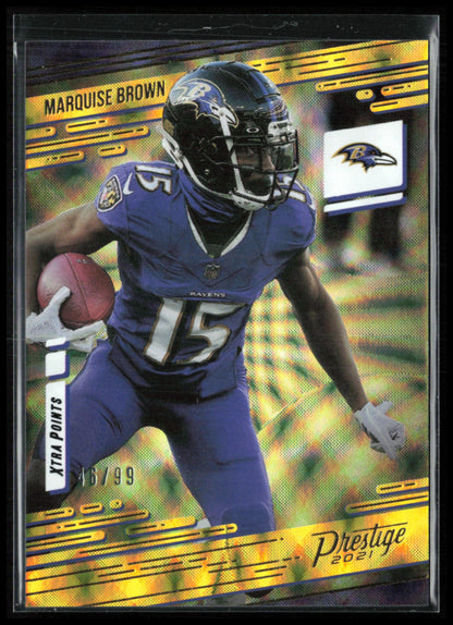 Marquise Brown Yellow /99 2021 Prestige