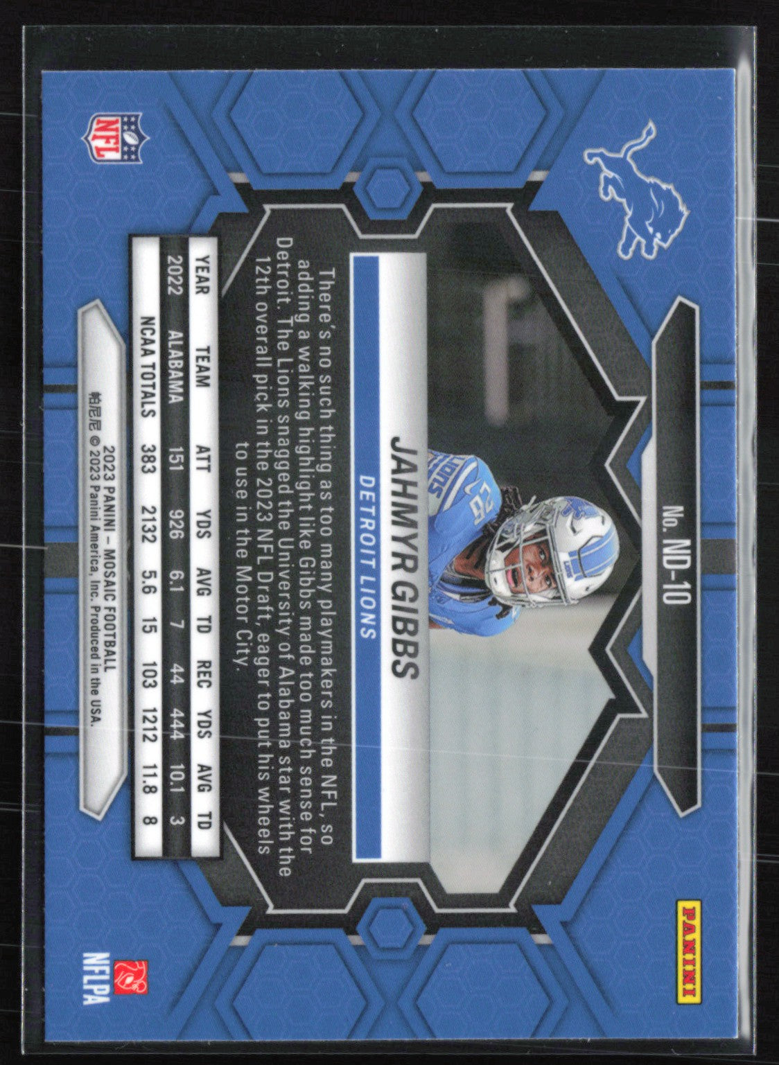 Jahmyr Gibbs RC Debut
