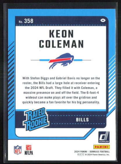 Keon Coleman RC