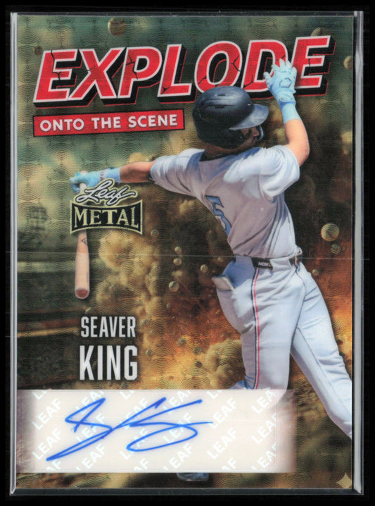 Seaver King 1/1 Auto Gold Vinyl 2026 Leaf Metal Explode onto the Scene