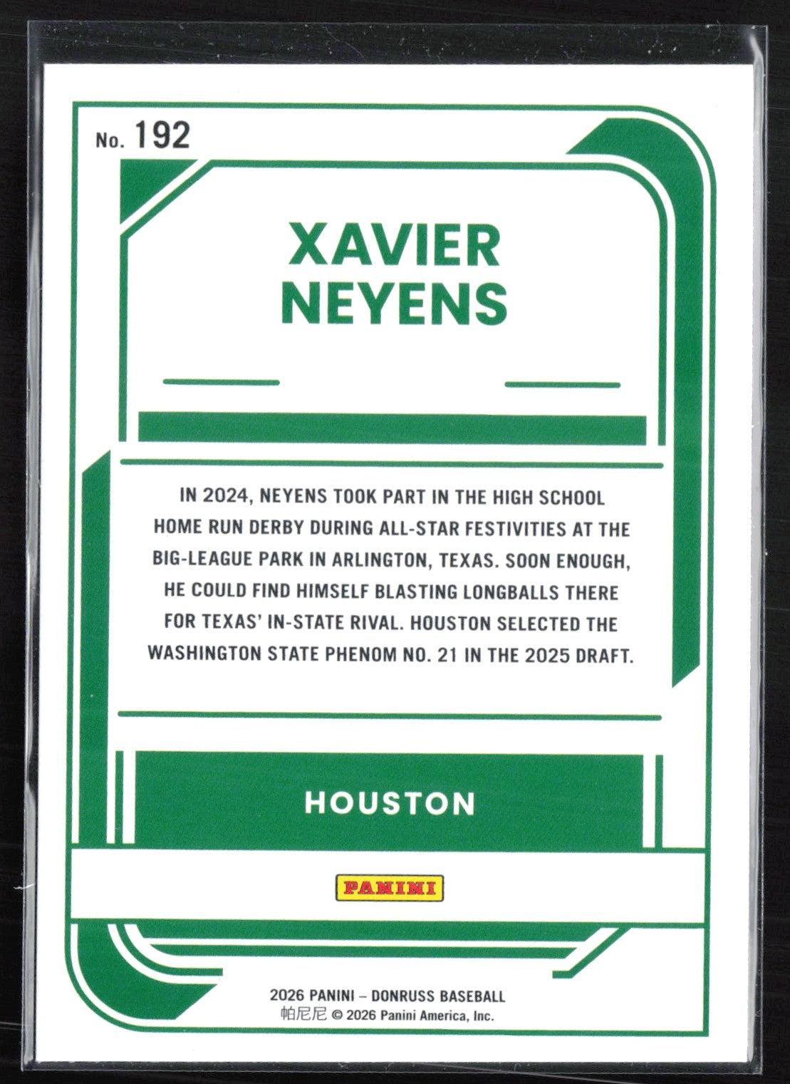 Xavier Neyens Rated Prospect Holofoil
