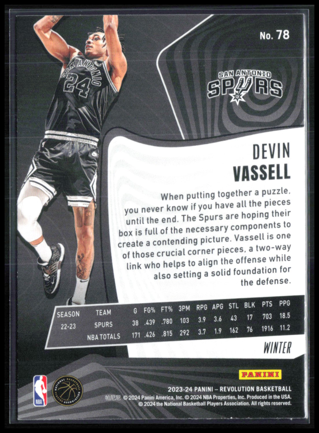 Devin Vassell Winter