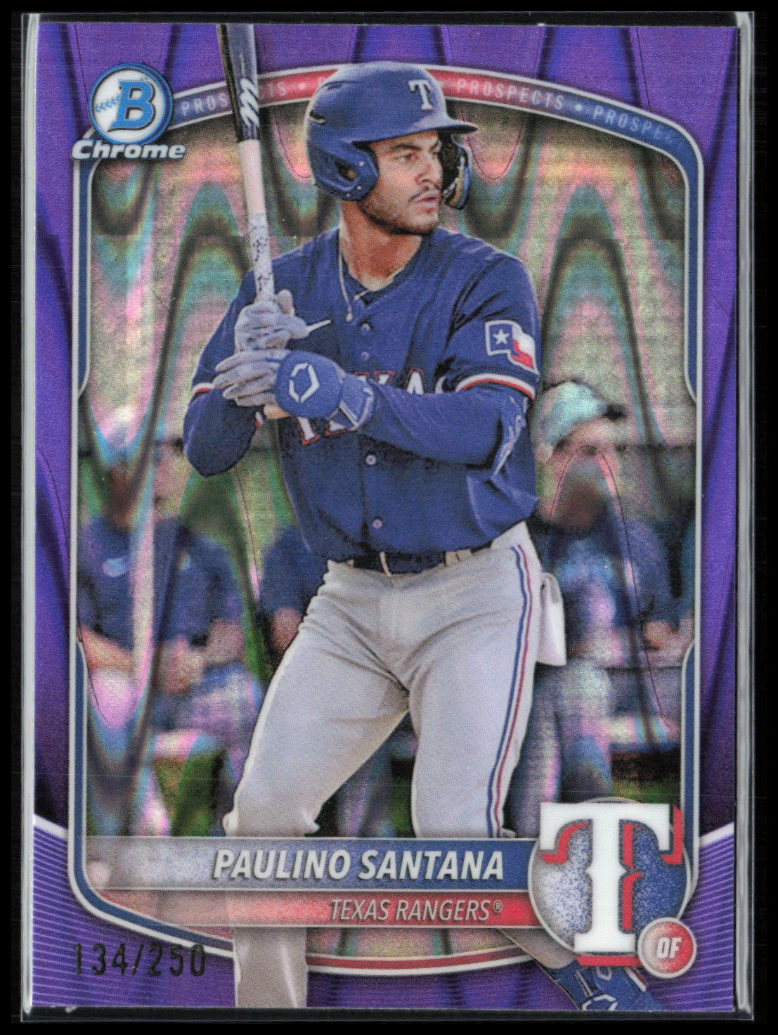 Paulino Santana /250 Purple Raywave