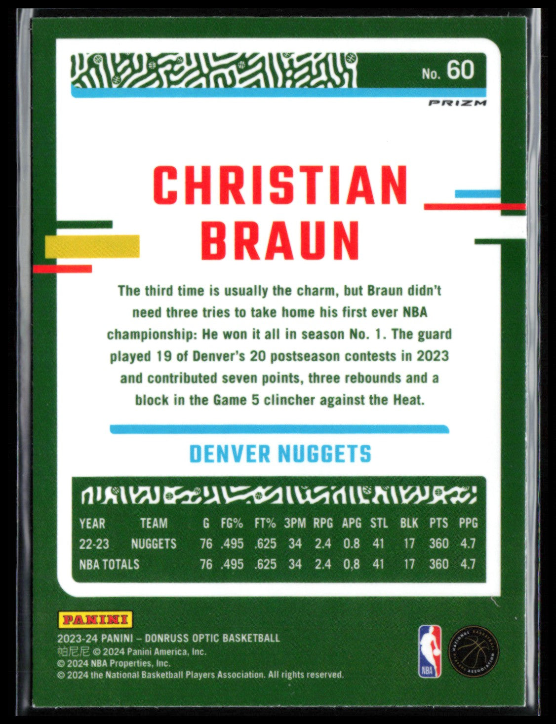 Christian Braun Holo