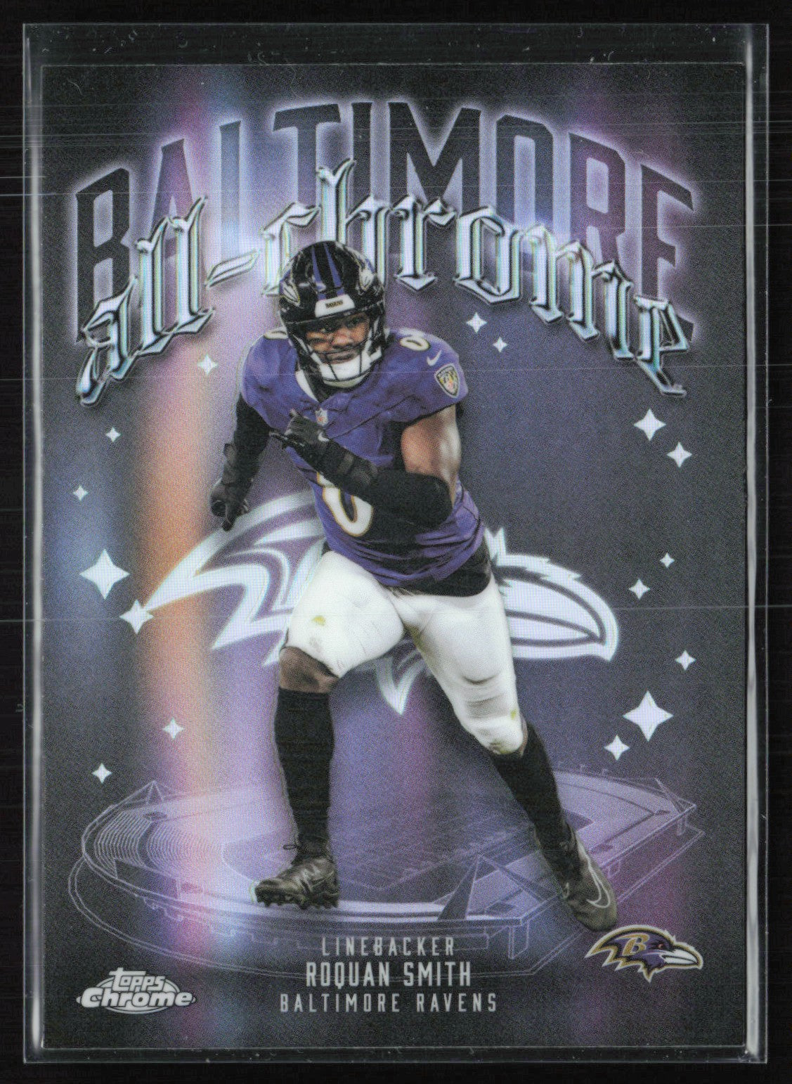 Roquan Smith All-Chrome Refractor