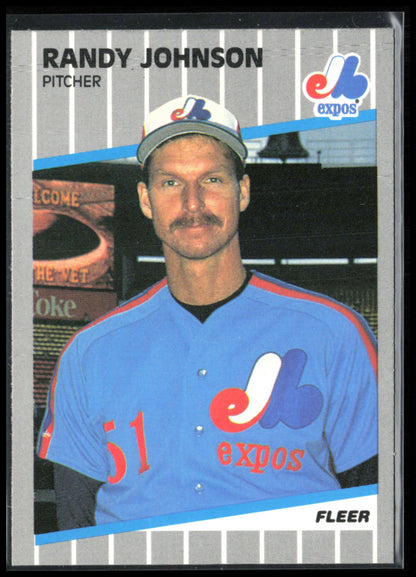 Randy Johnson 1989 Fleer