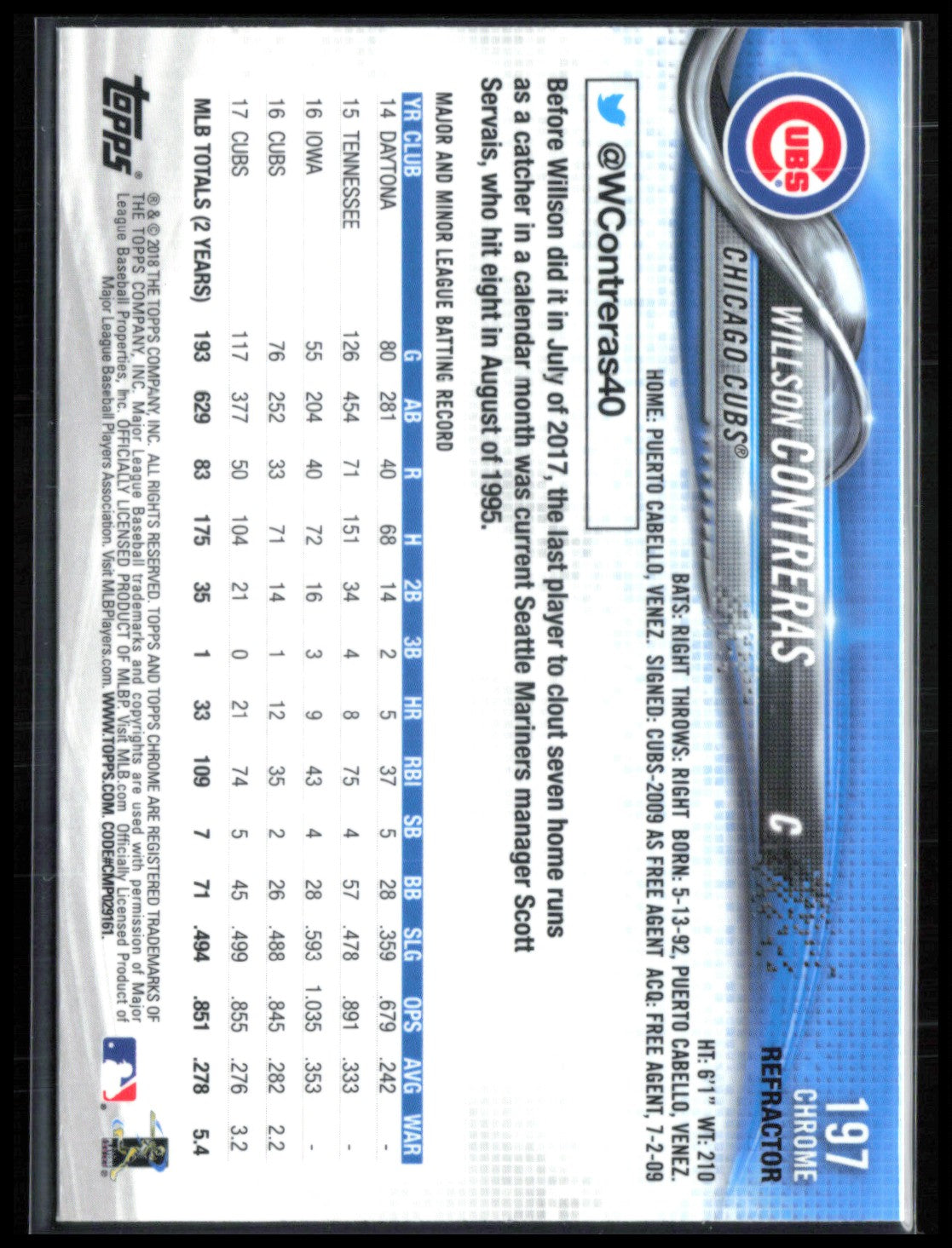 Willson Contreras X-Fractor