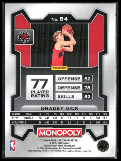 Gradey Dick RC Monopoly