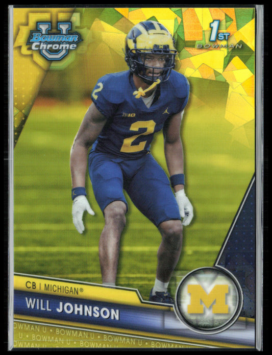 Will Johnson 1st Bowman Yellow Sapphire /75