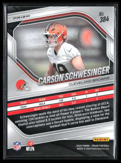 Carson Schwesinger RC Silver