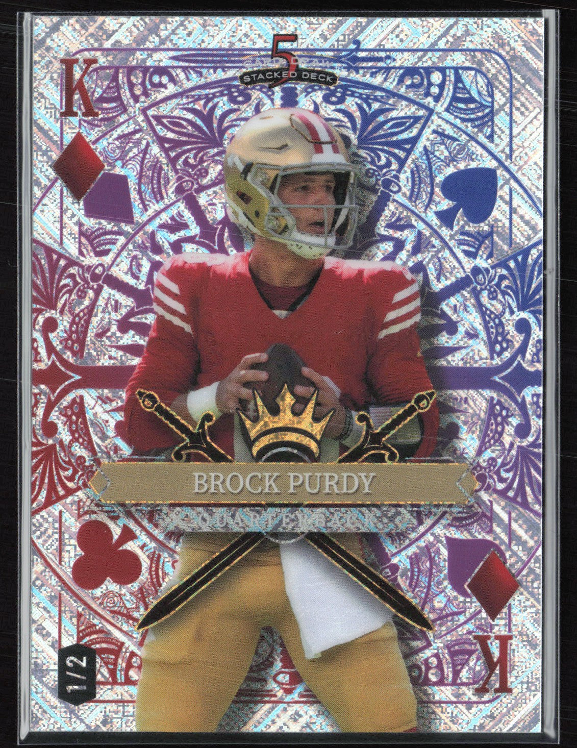 Brock Purdy 1/2 King of Diamonds 5 Card Draw