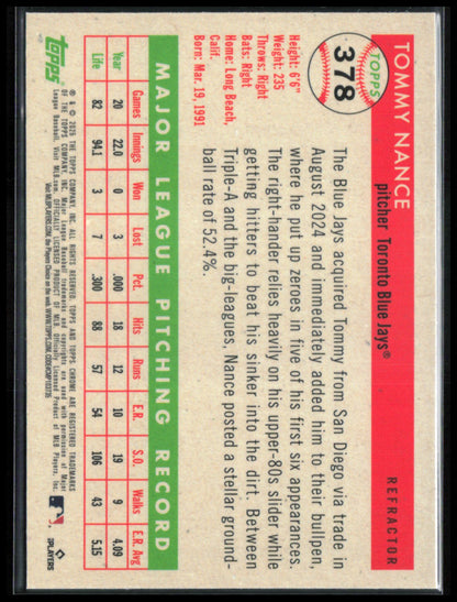 Tommy Nance Refractor