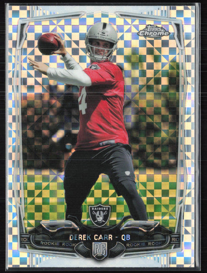 Derek Carr RC X-Fractor 2014 Topps Chrome
