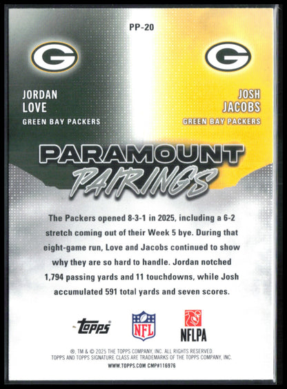 Josh Jacobs / Jordan Love