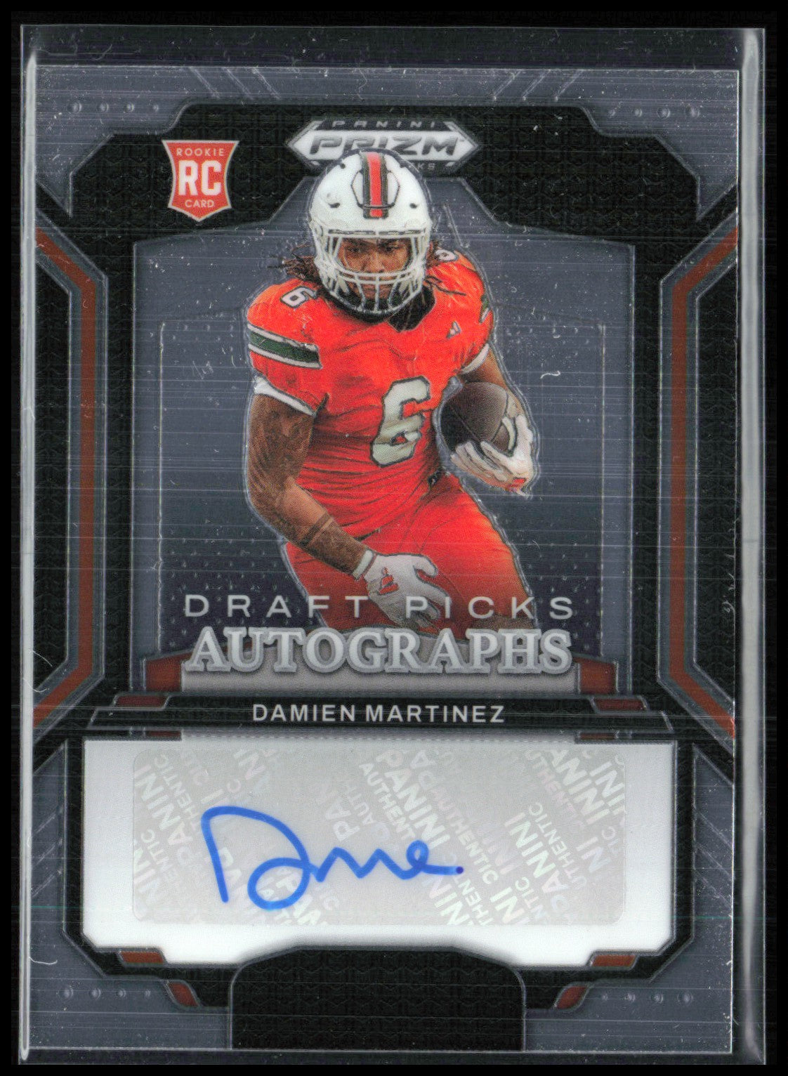 Damien Martinez RC Auto Draft Picks