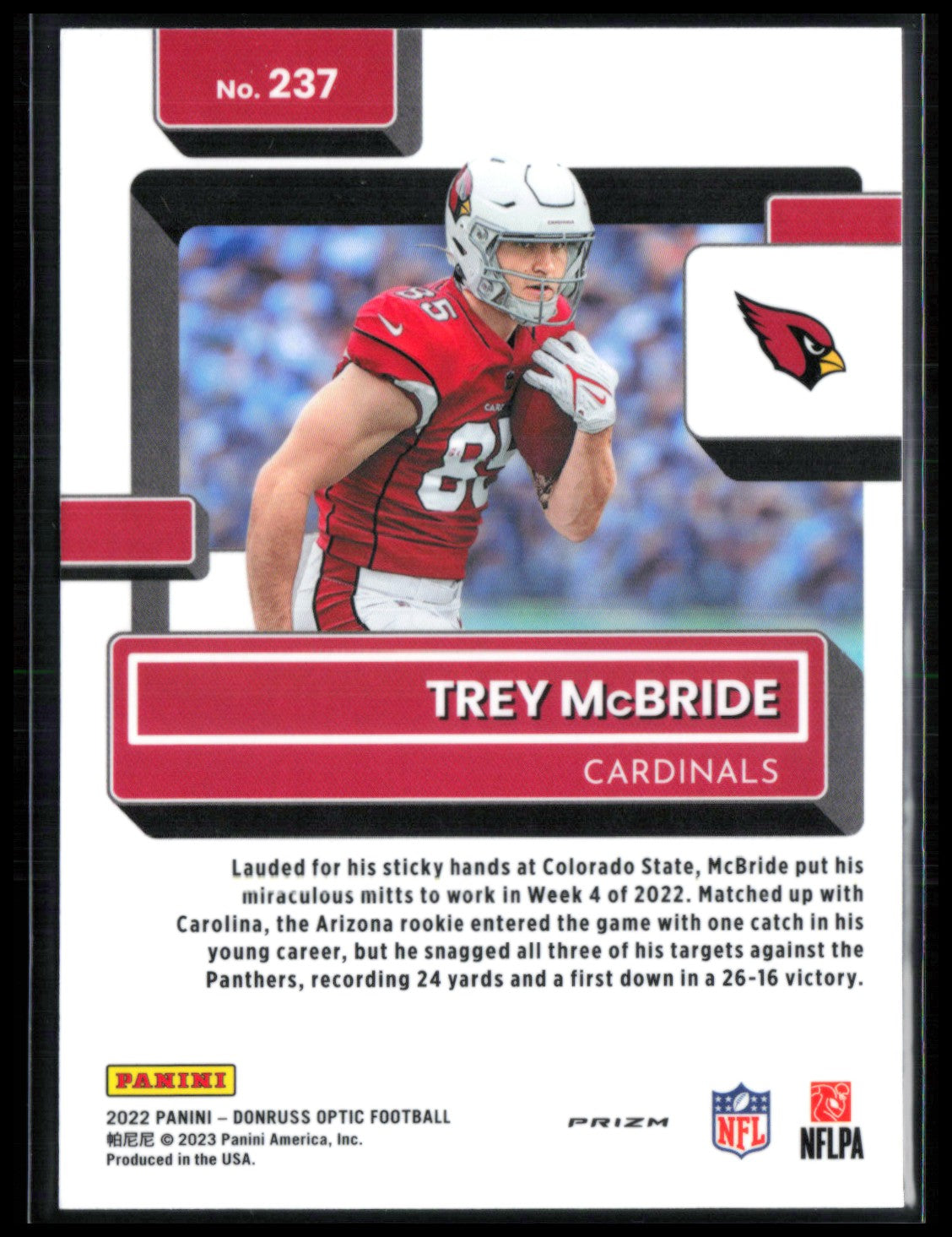 Trey McBride RC Holo