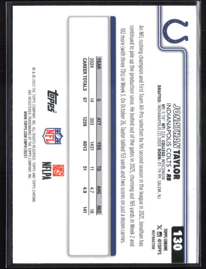 Jonathan Taylor Refractor
