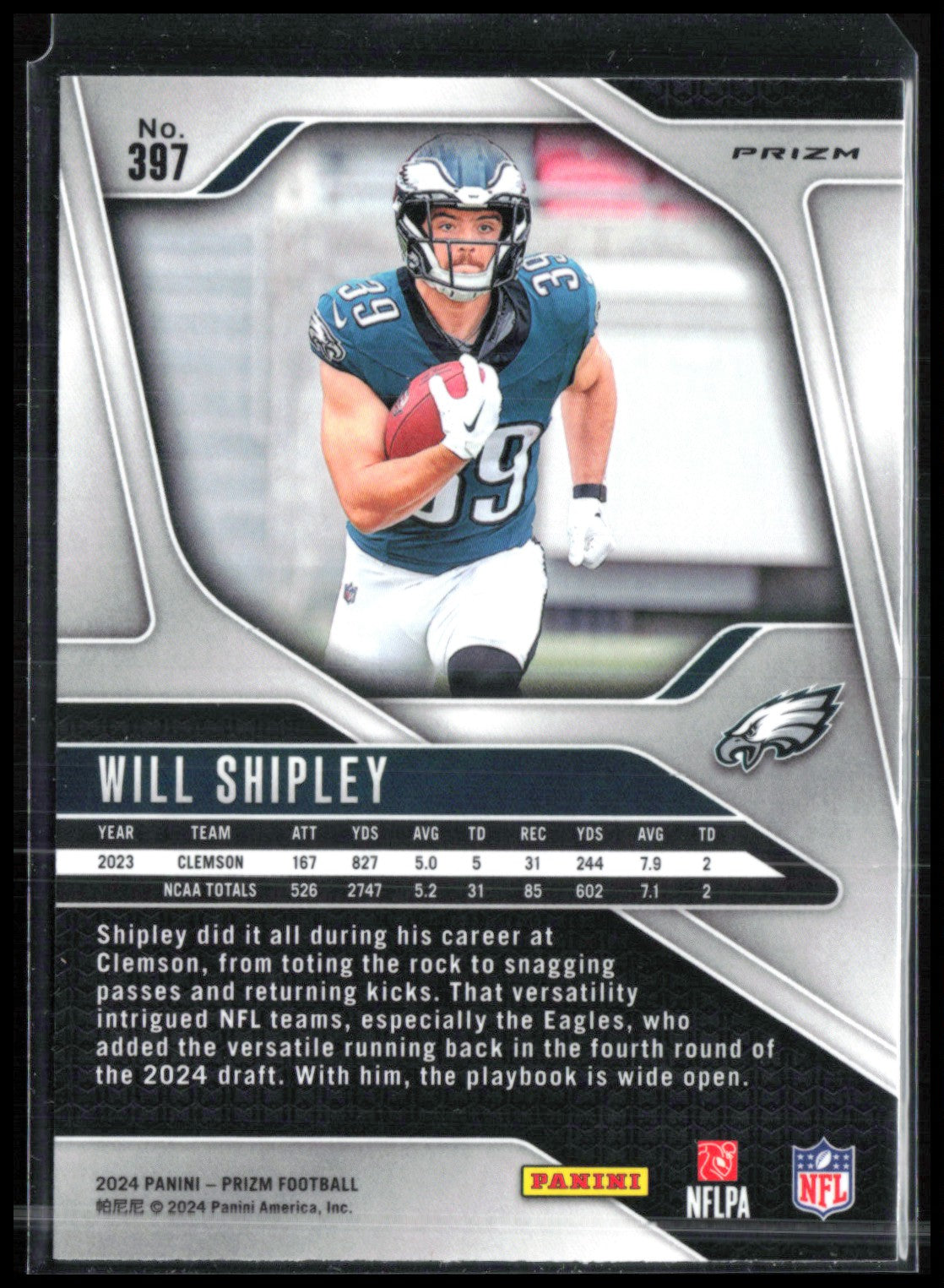 Will Shipley RC Green Wave
