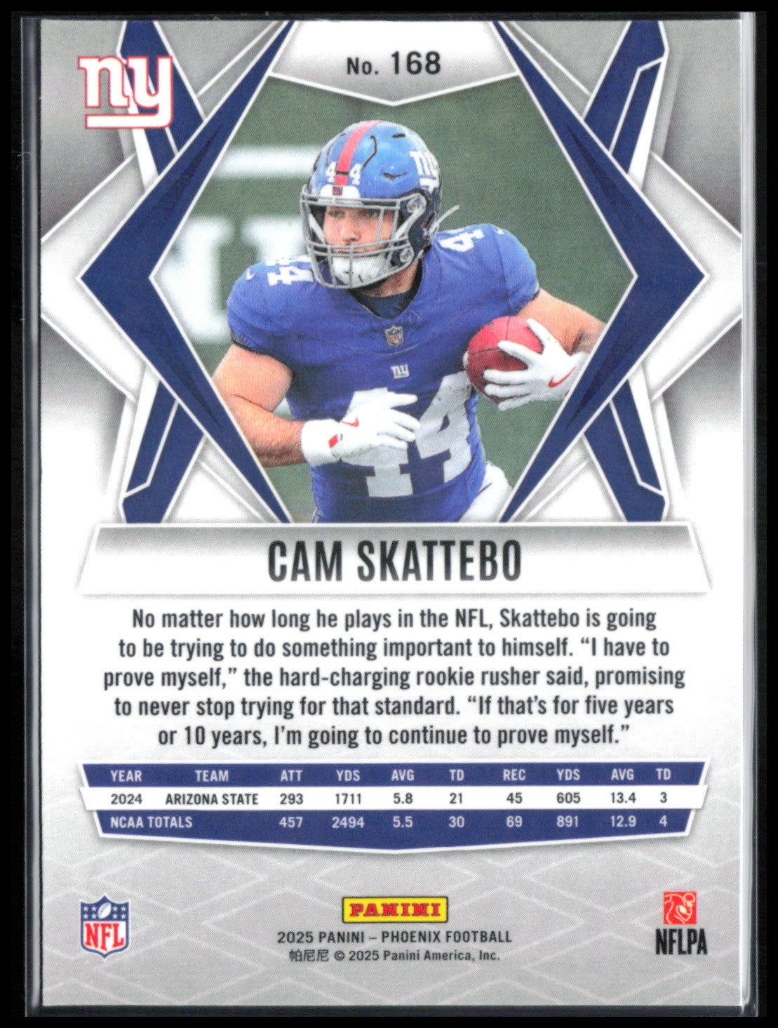Cam Skattebo RC Hyper 2025 Phoenix