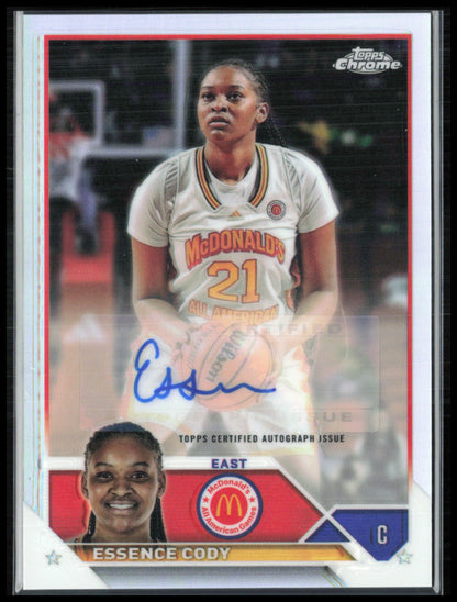 Essence Cody Auto 2023 Topps Chrome McDonalds