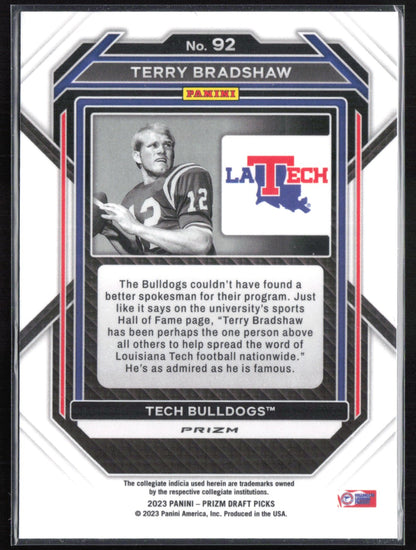 Terry Bradshaw Yellow Cracked Ice