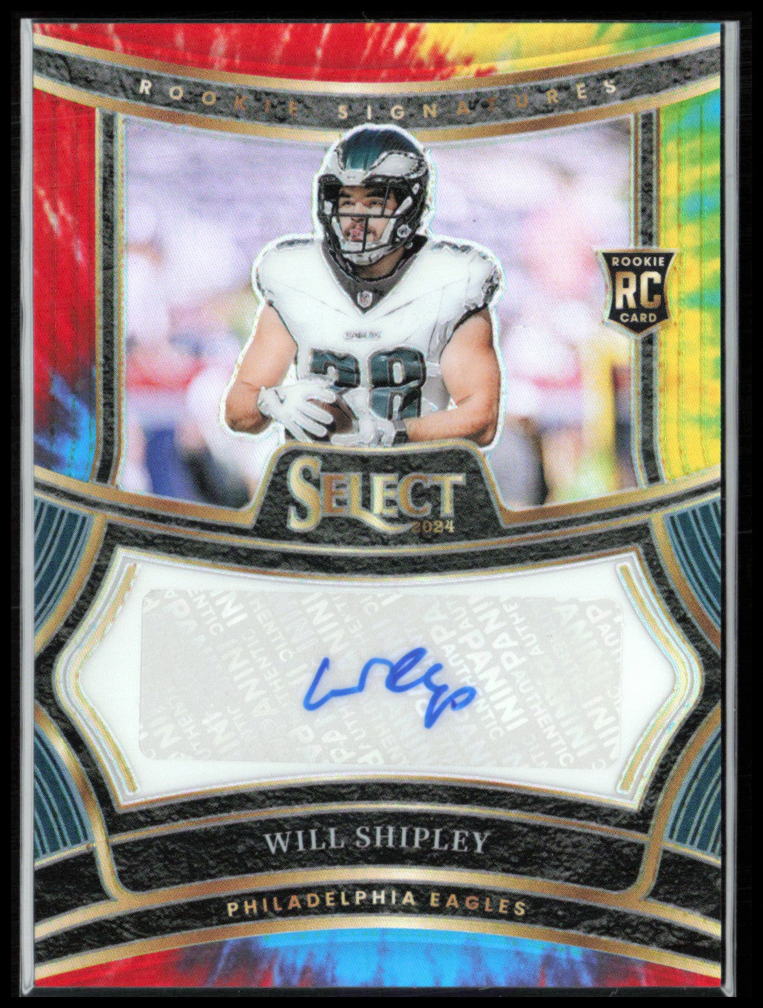 Will Shipley RC Auto Tie-Dye /25 2024 Select