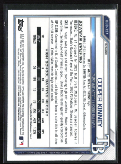 Cooper Kinney 1st Bowman Refractor