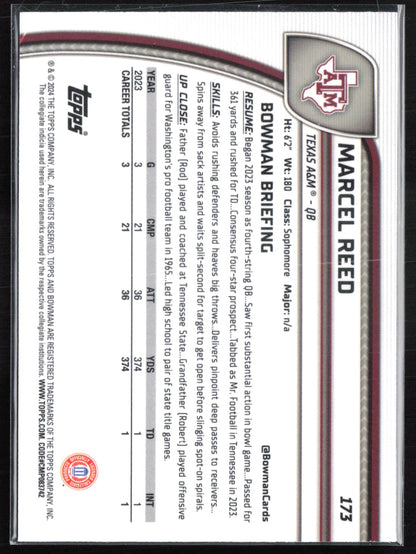 Marcel Reed 1st Bowman X-Fractor